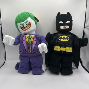 LEGO Batman & Joker Minifigure Plush Duo (13”) – Retired